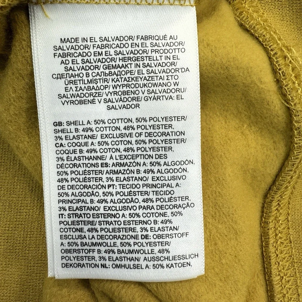 The North Face‎ Heritage Patch Crew Sweatshirt Men's XXL Amber Green Fleece NEW